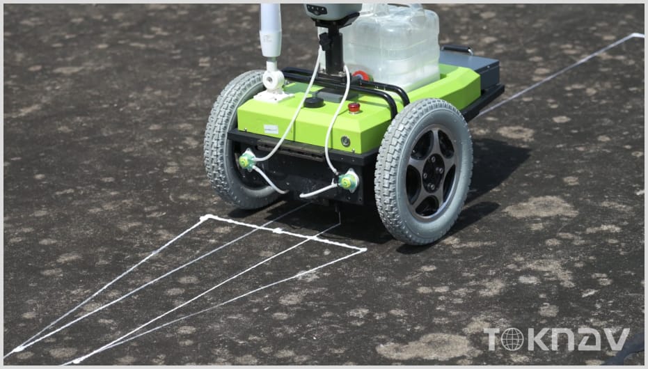 Toknav TR10 | Precision Line Premarking Robot for Road Engineering &  Surveying