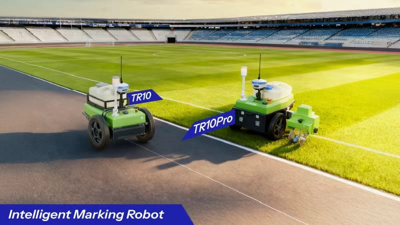 Robot de marquage intelligent TR10 : R&eacute;volutionner le marquage de lignes