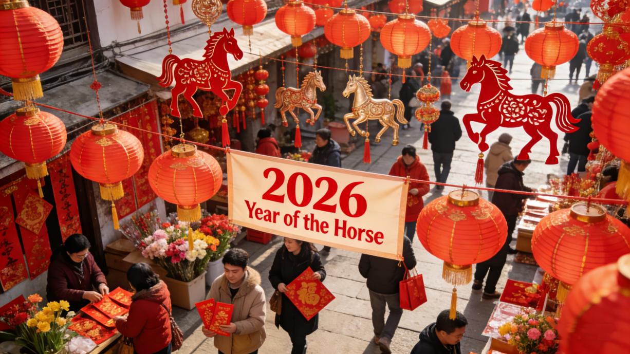 Happy 2026 Spring Festival : Celebrate the Year of the Horse