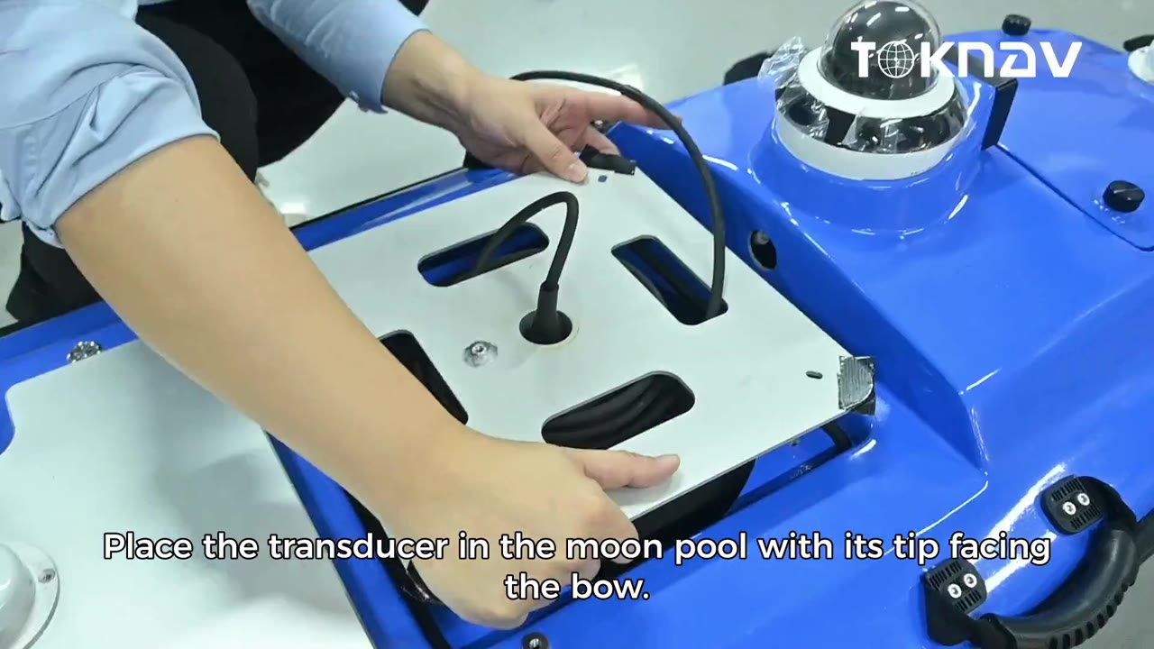 Dual-Frequency Single-Beam Echo Sounder: USV Installation