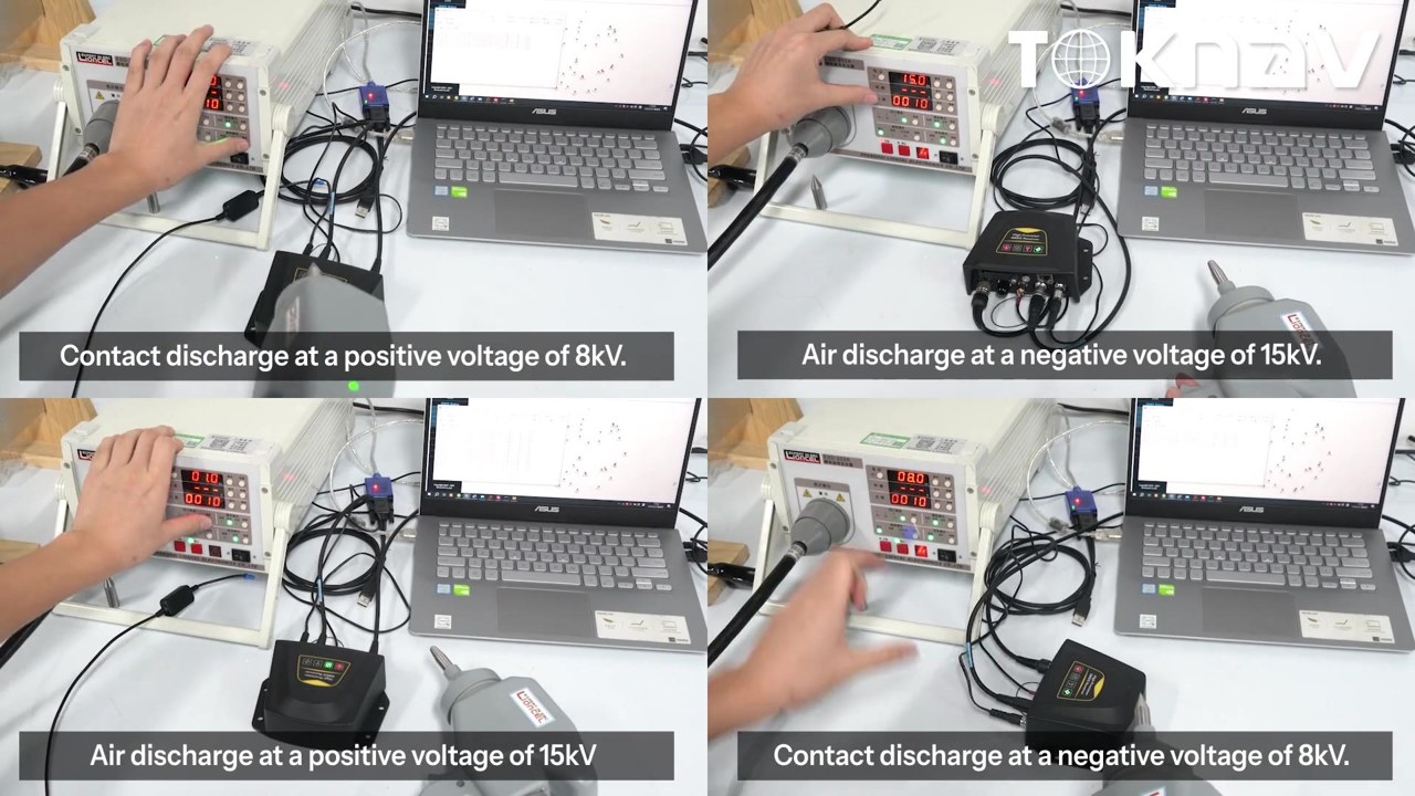 NET660i — Electrostatic discharge test