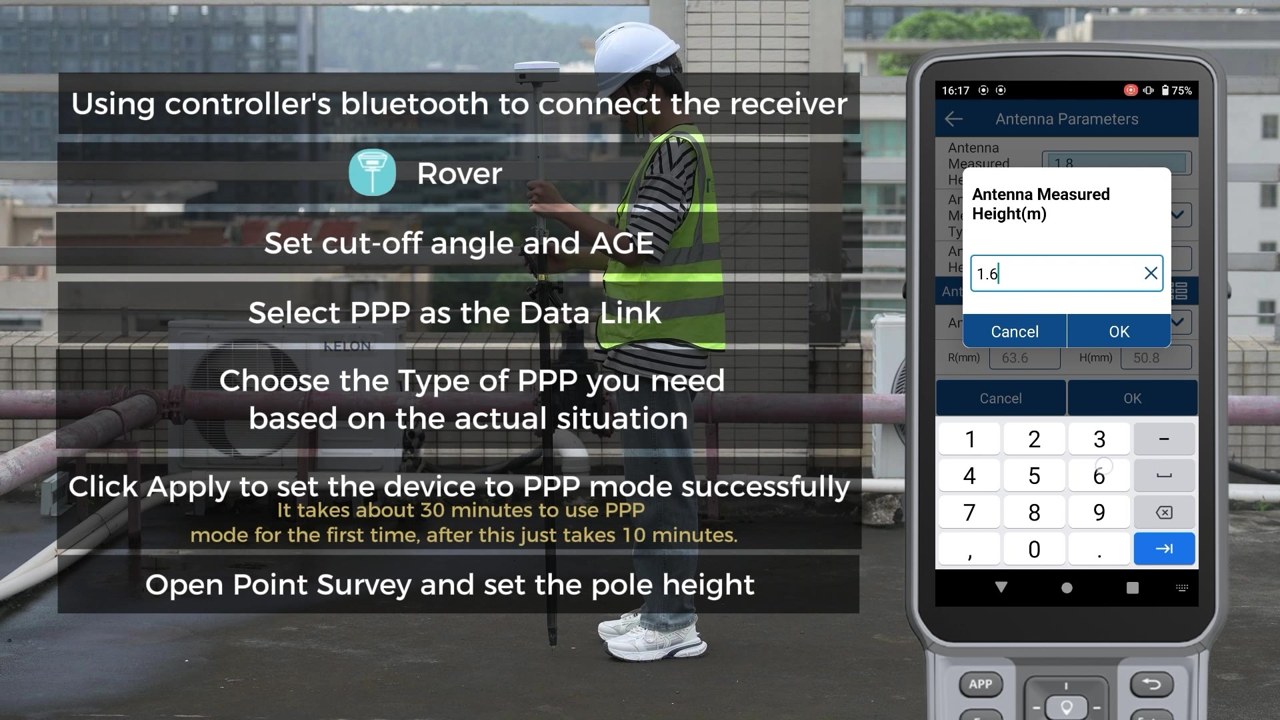 T5 — PPP positioning demonstration